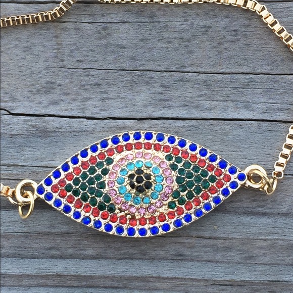 Jewelry - Crystal Evil Eye Protection Bracelet